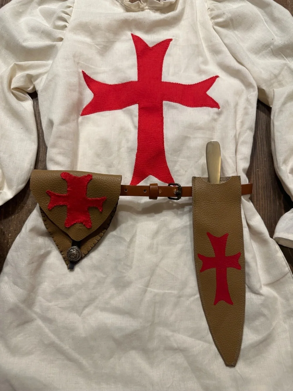 Boys Size 6-7 Knights Templar Crusader Costume